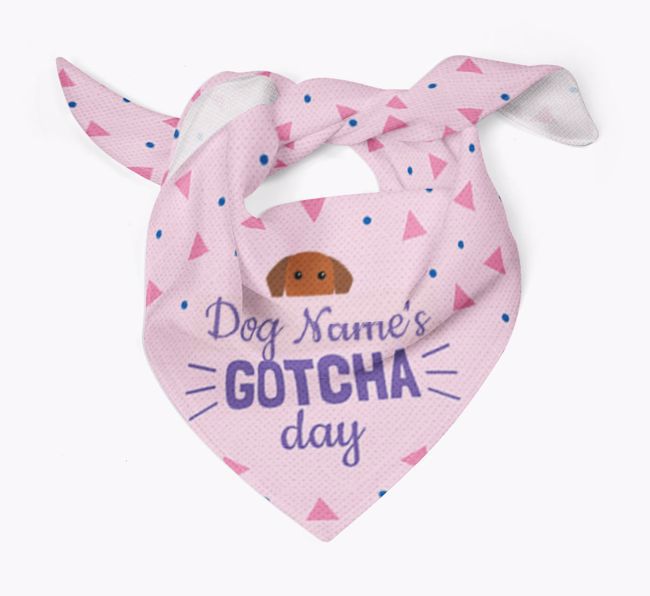 'Gotcha Day' - Personalised {breedFullName} Bandana